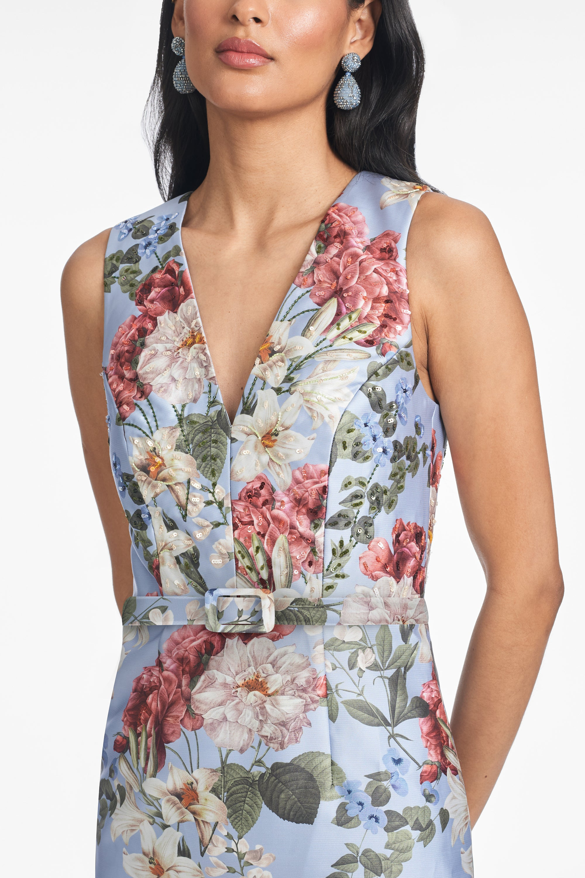 ADELLYN GOWN - POWDER BLUE BOUQUET - 2