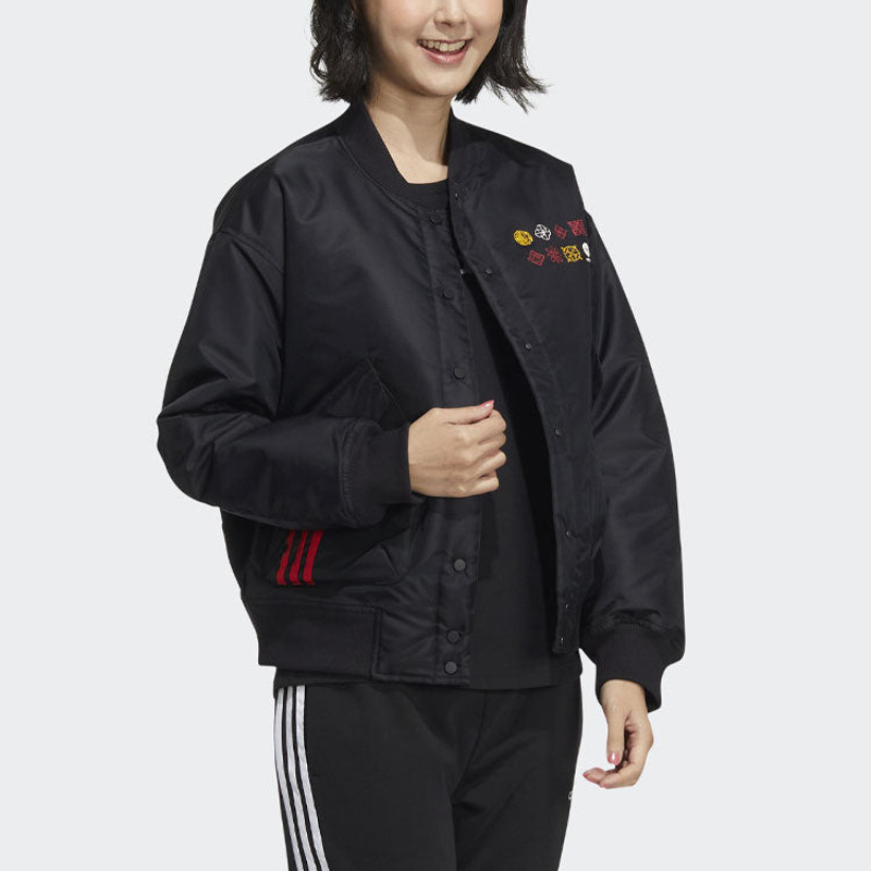 (WMNS) adidas Neo CNY PAD Jackets 'Black' HM7484 4