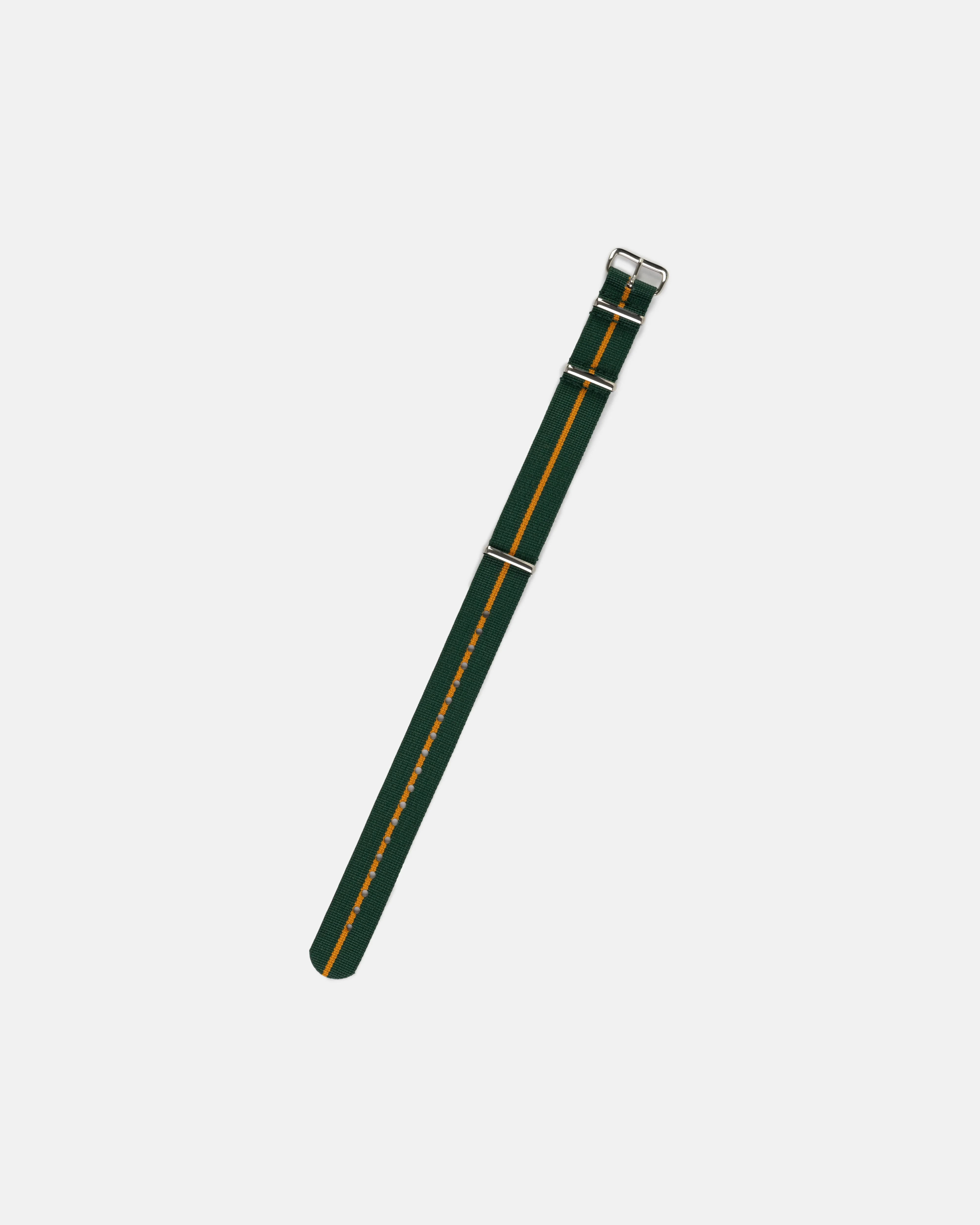 DEVON & DORSET STRIPE NYLON WATCH STRAP - 1