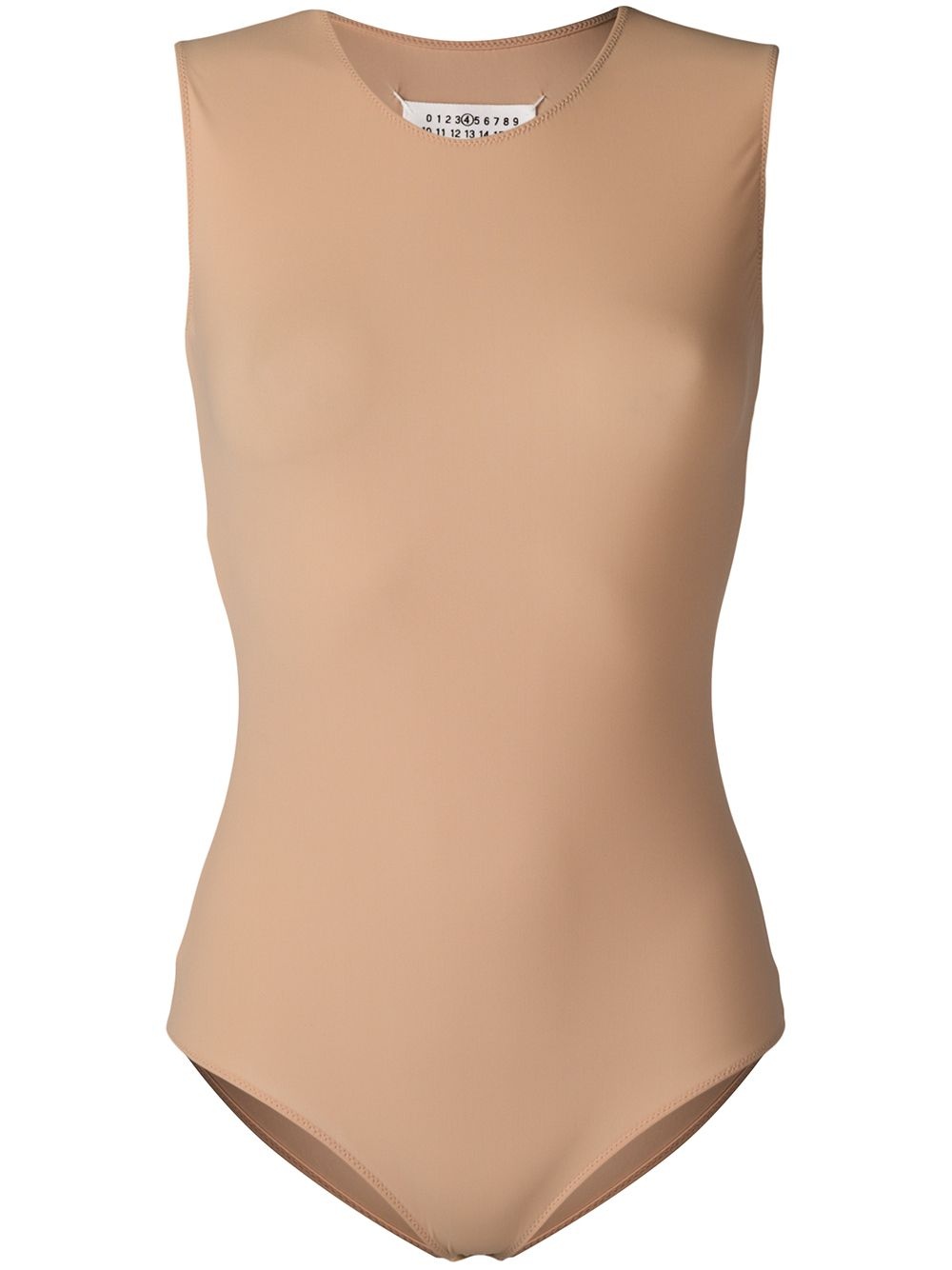 sleeveless jersey bodysuit - 1
