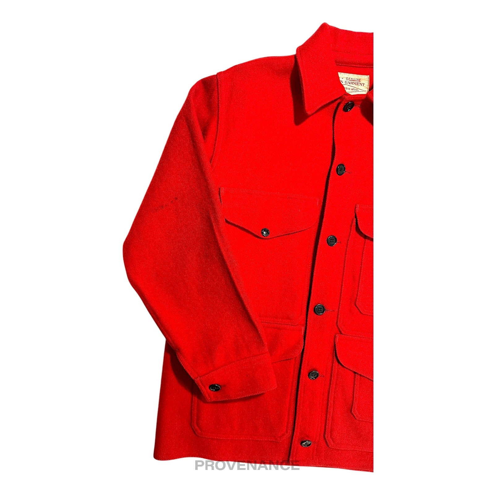 Filson Mackinaw Wool Cruiser Jacket - Scarlet Red 38 S - 10