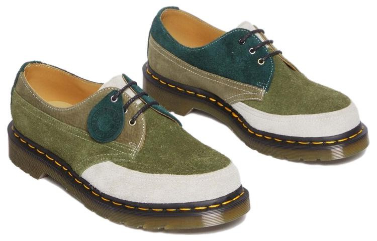 Dr.Martens 1461 Made in England Deadstock Leather Oxford Shoes 'Multicolor - Quilon Suede' 31079649 - 3