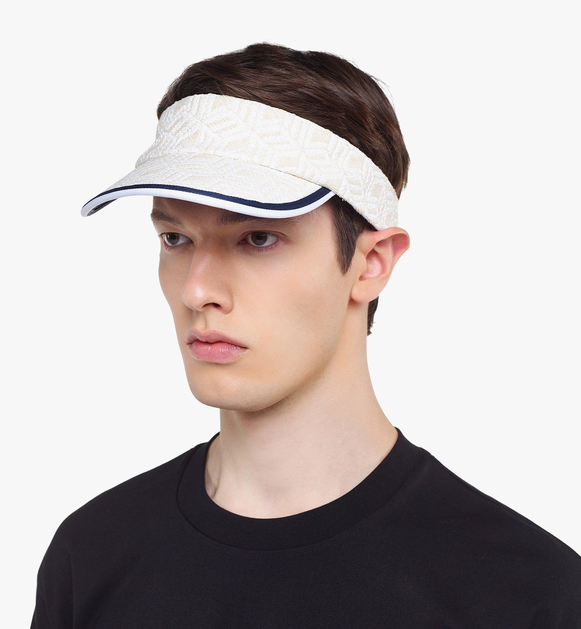 Visor in Cubic Monogram Raffia - 6