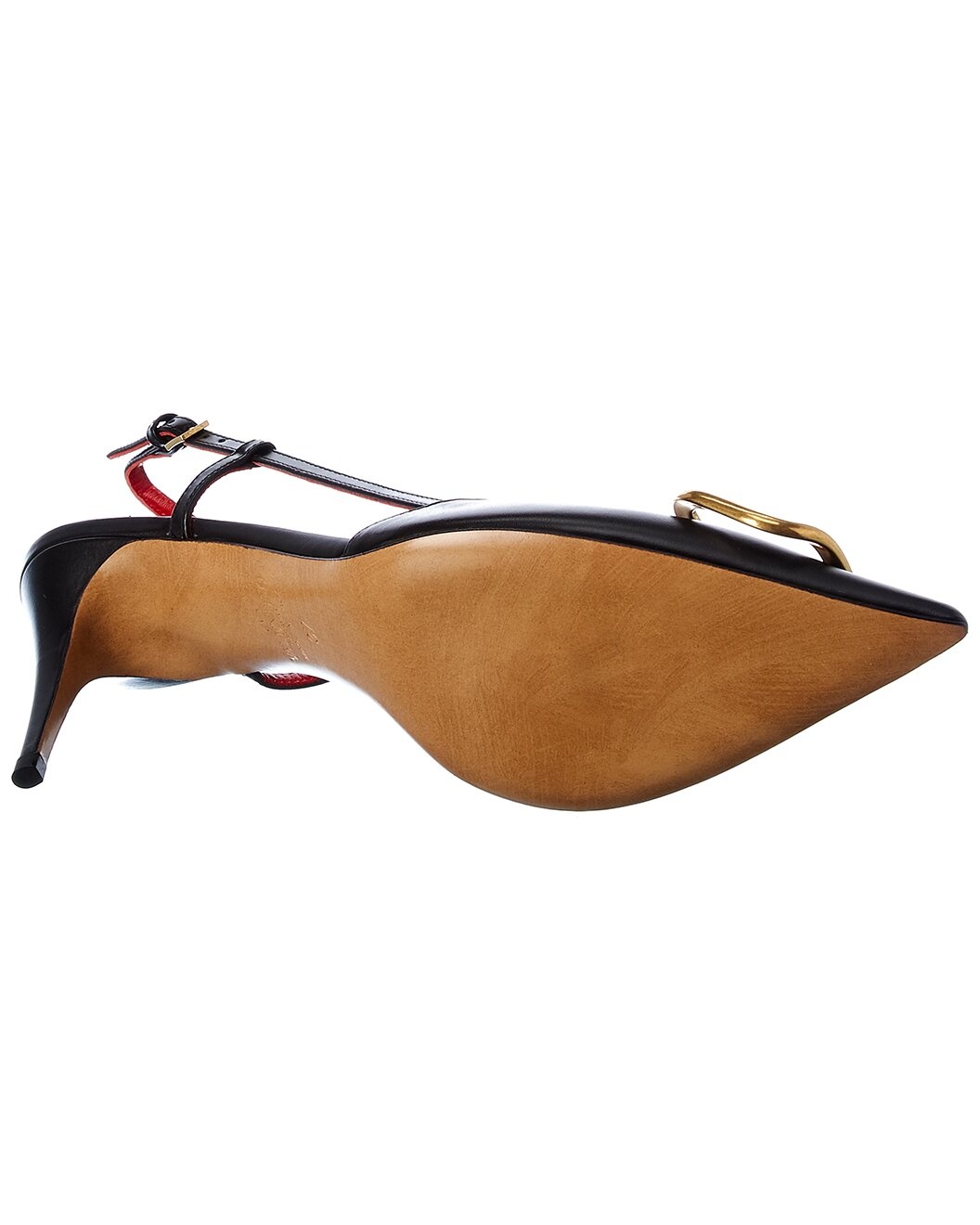 Valentino VLogo 80 Leather Slingback Pump - 4