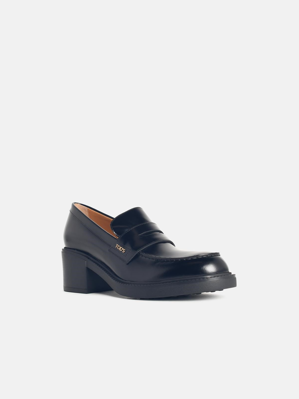 BLACK LEATHER LOAFERS - 2