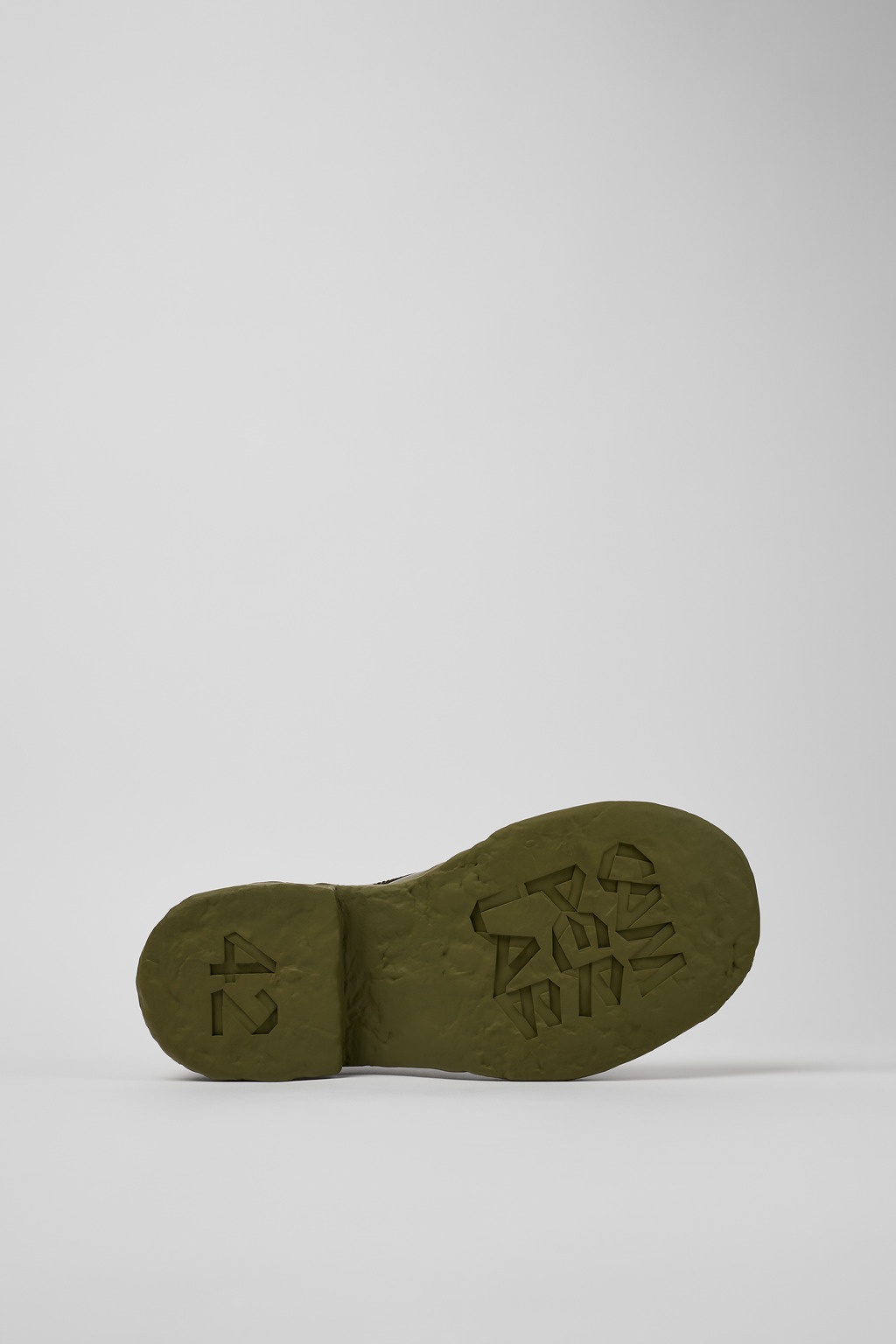 Green Leather Blucher - 5