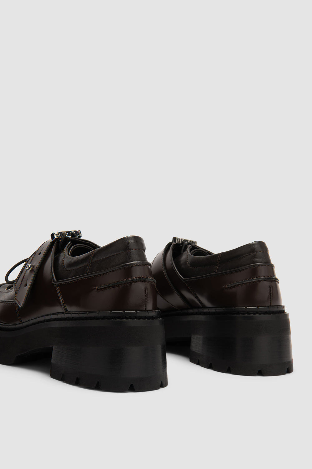 Yaka Creeper Ristretto Semi Patent Leather - 5
