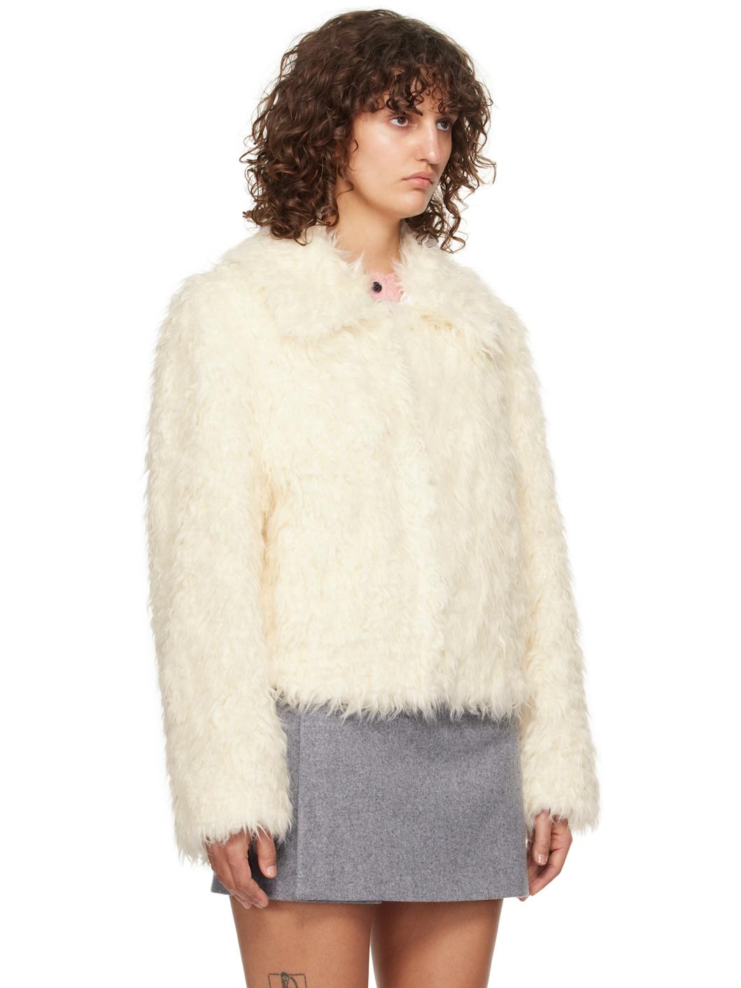 Off-White Hook-Eye Faux-Fur Jacket - 2
