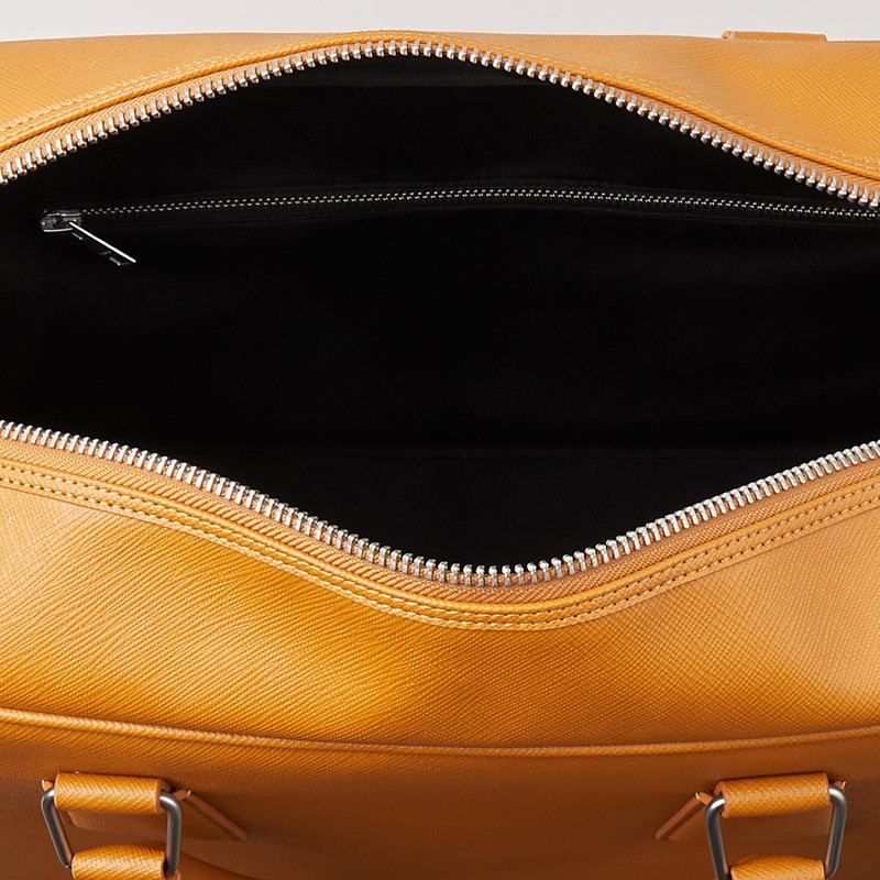Leather weekend bag 4