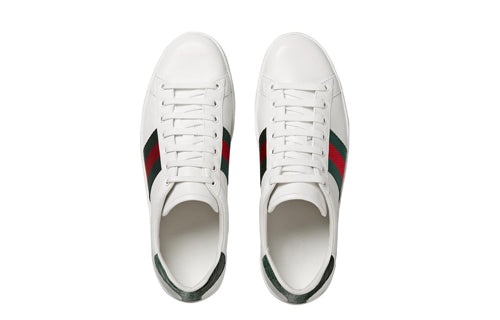 Gucci Ace Leather 'White' 386750-A3830-9071 - 3
