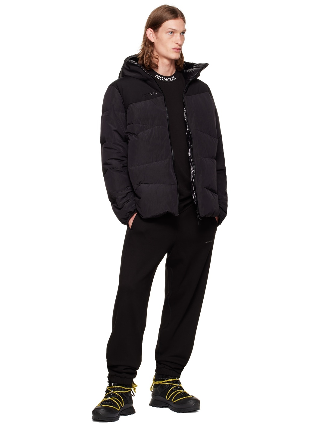 ダウンジャケット MONCLER | Tacana Black Short Down Jacket Moncler Black Tacana Down Jacket | ssense | REVERSIBLE