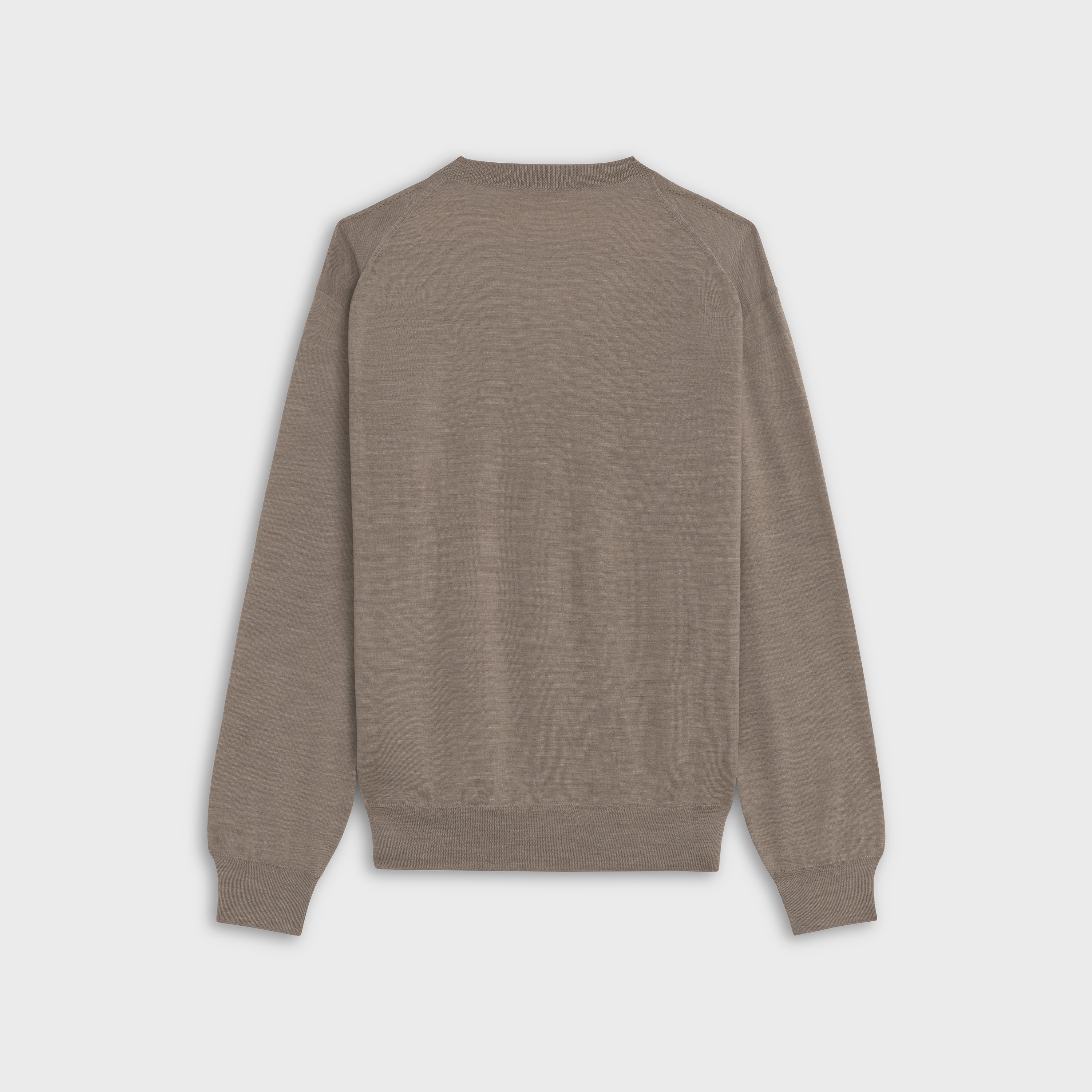 V-NECK SWEATER IN MERINO WOOL - 2