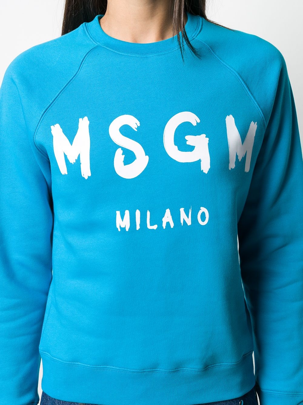 logo-print raglan sweatshirt - 5