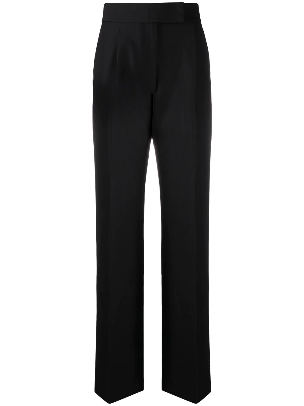 tailored wool flared trousers - 1