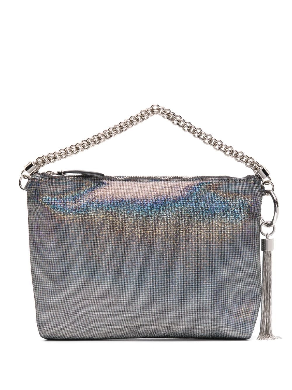 Callie metallic suede clutch - 1