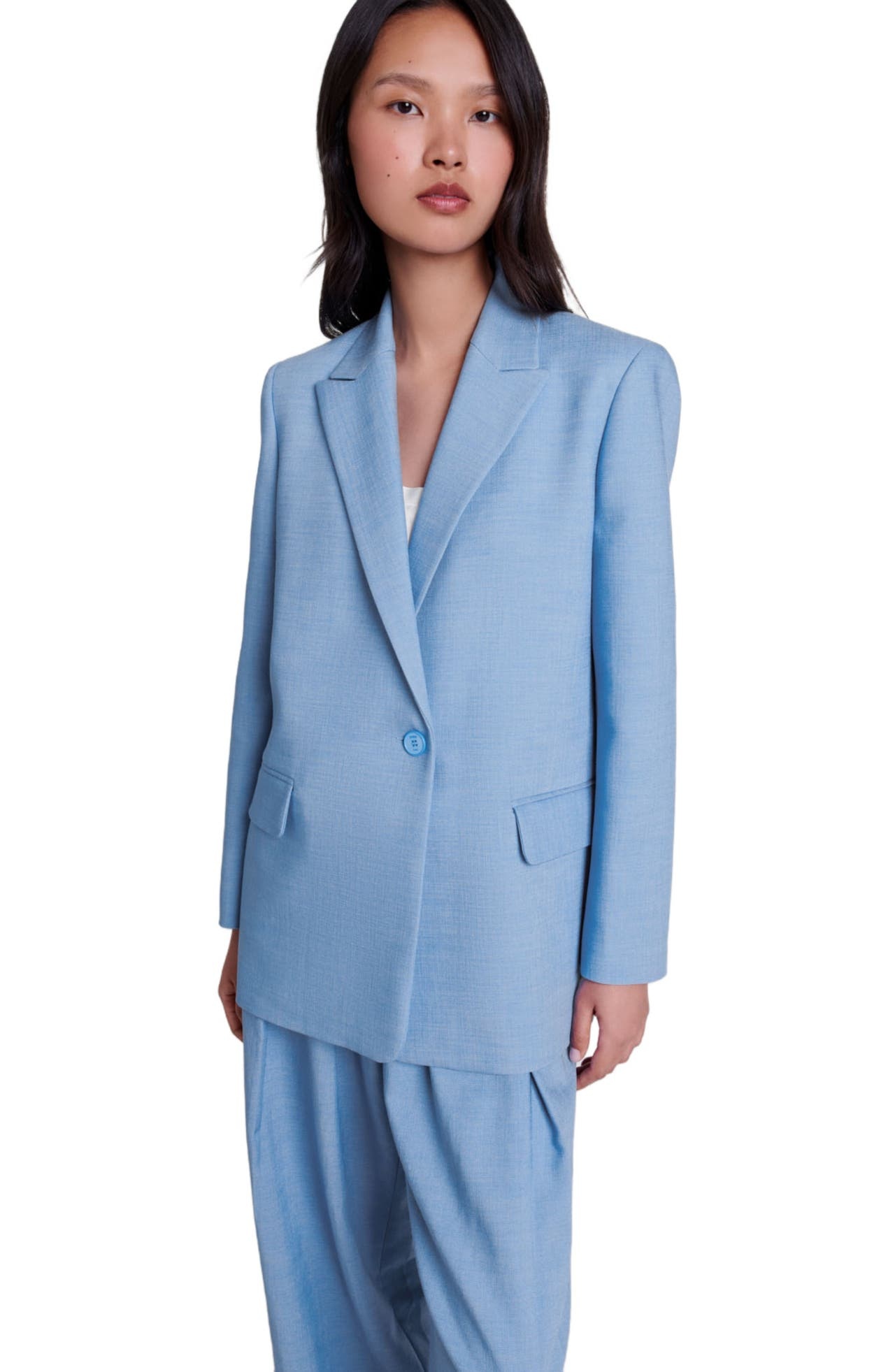 maje Suit jacket in Blue at Nordstrom - 1