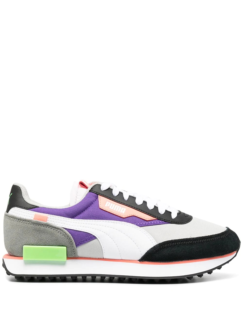 colour block trainers - 1