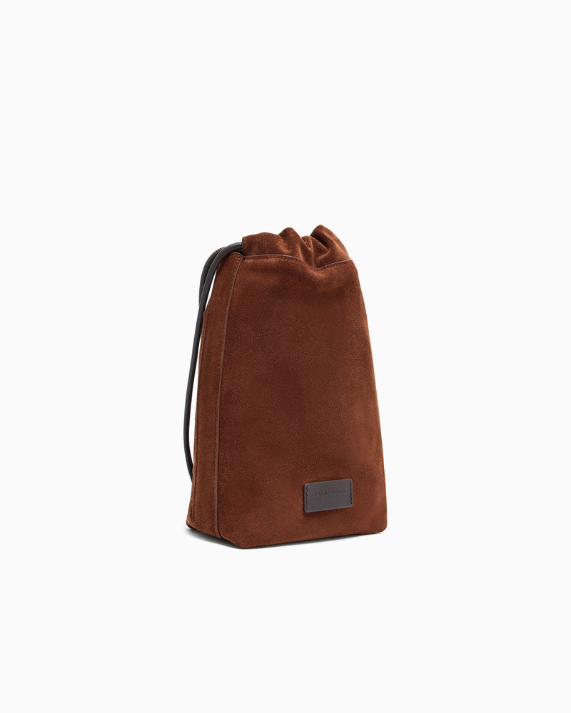 GIORGIO ARMANI MINI BAG IN SUEDE AND CALFSKIN outlook