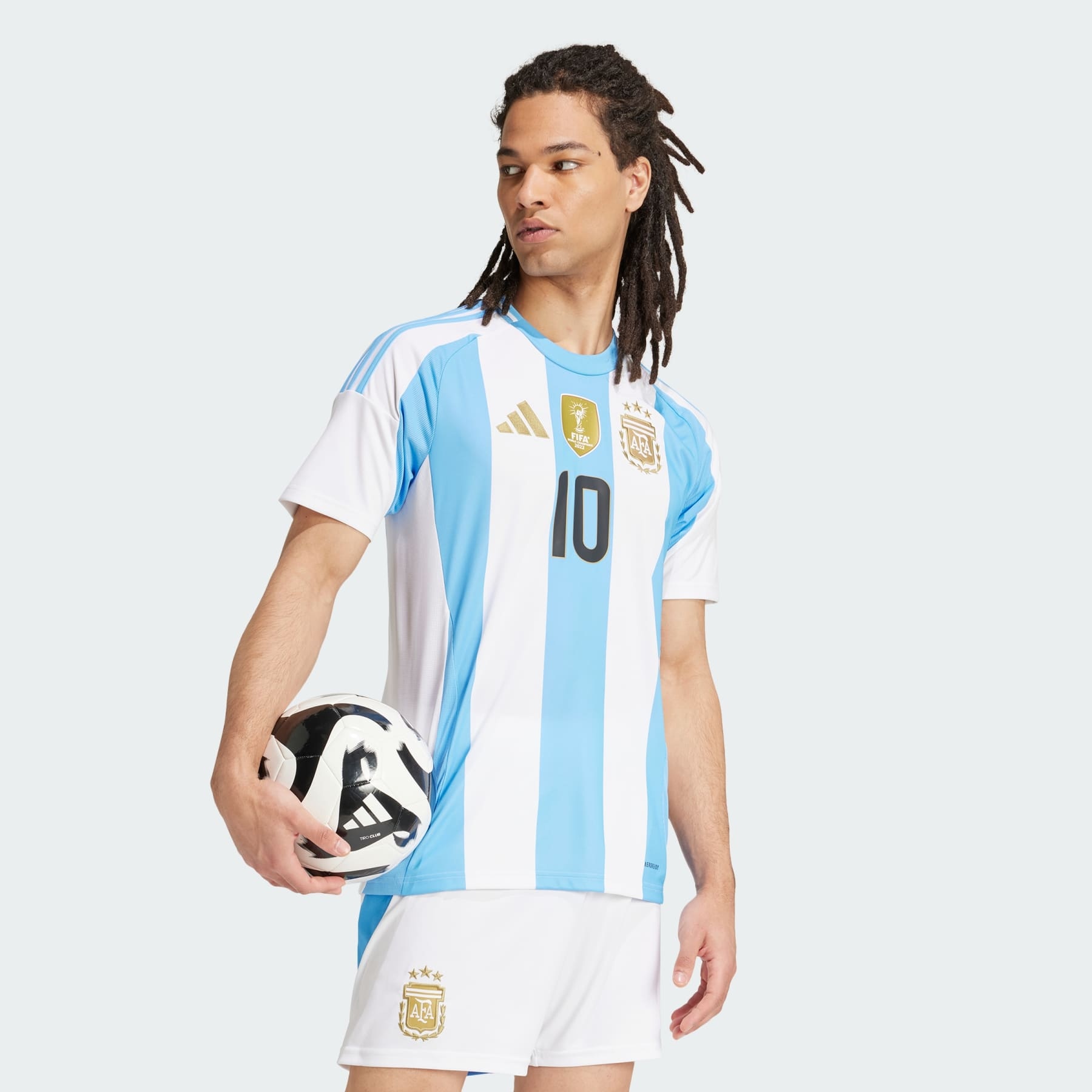 Argentina 24 Messi Home Jersey - 4