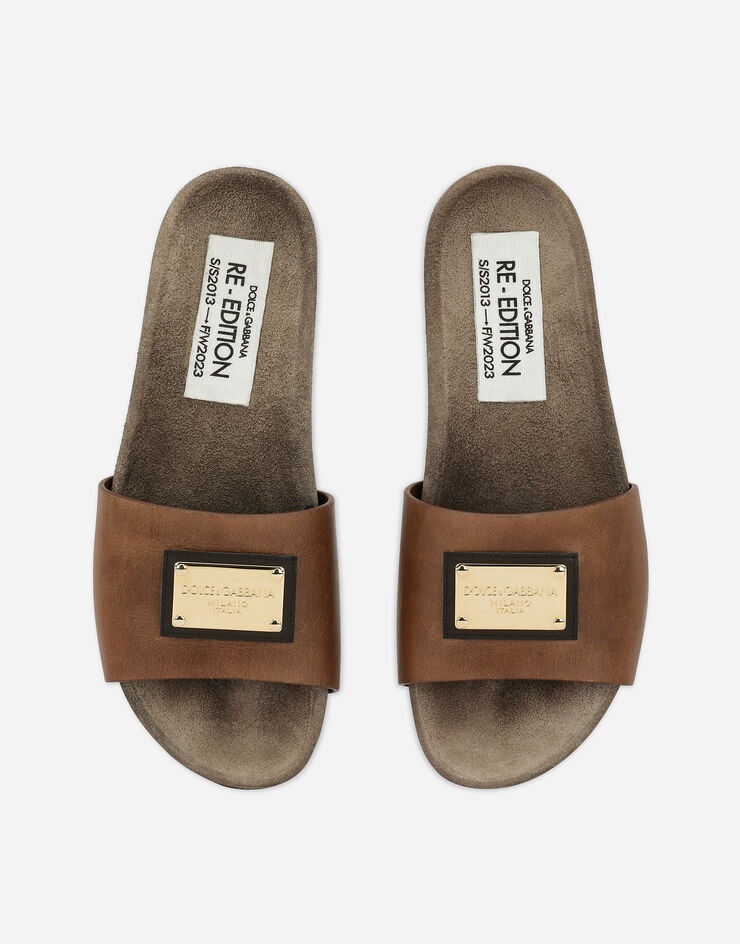 Calfskin sliders - 4