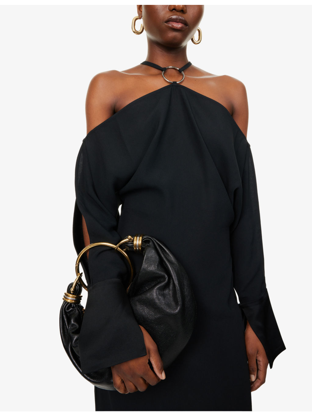 Bracelet small leather clutch bag - 2