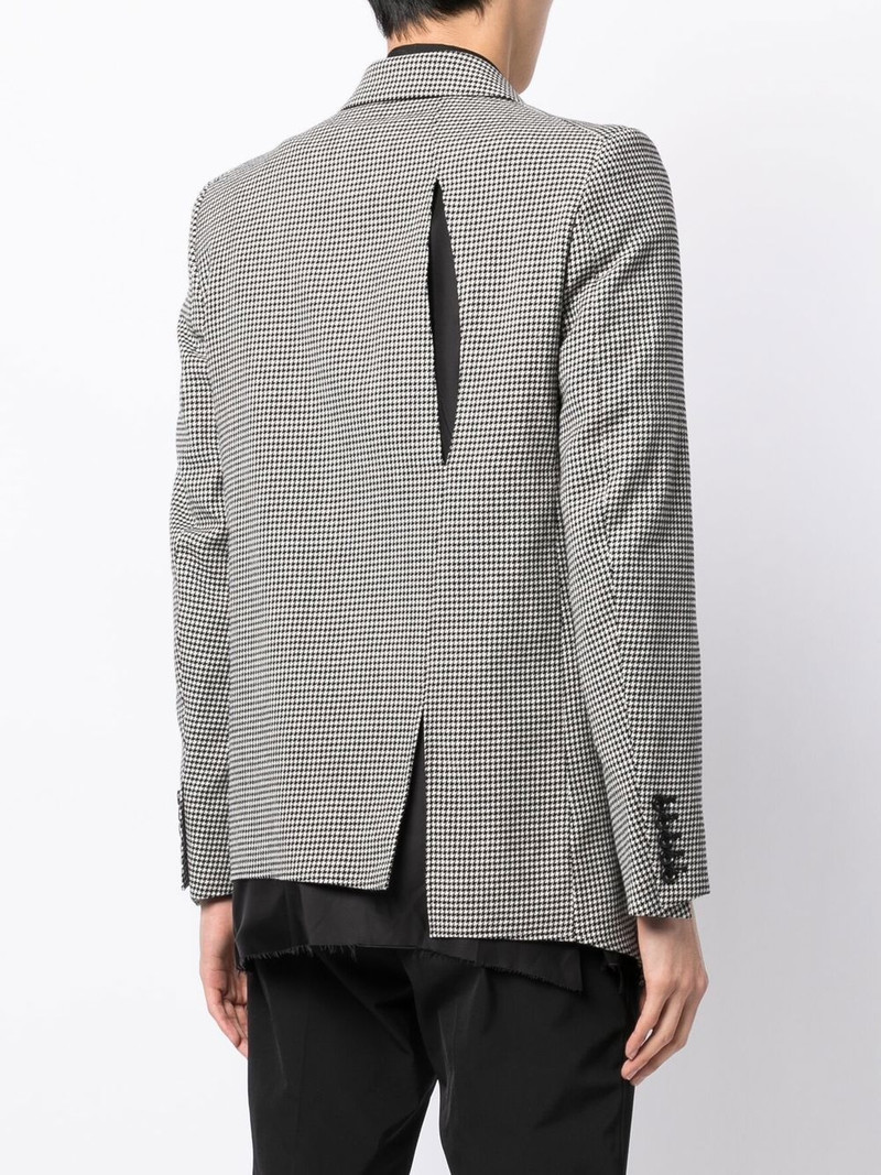 houndstooth layered blazer 4