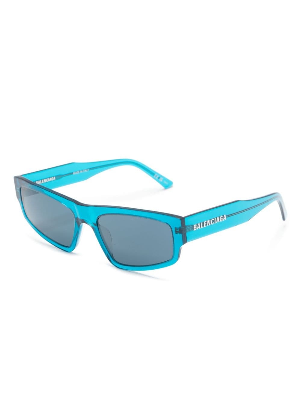 logo-print square-frame sunglasses - 2