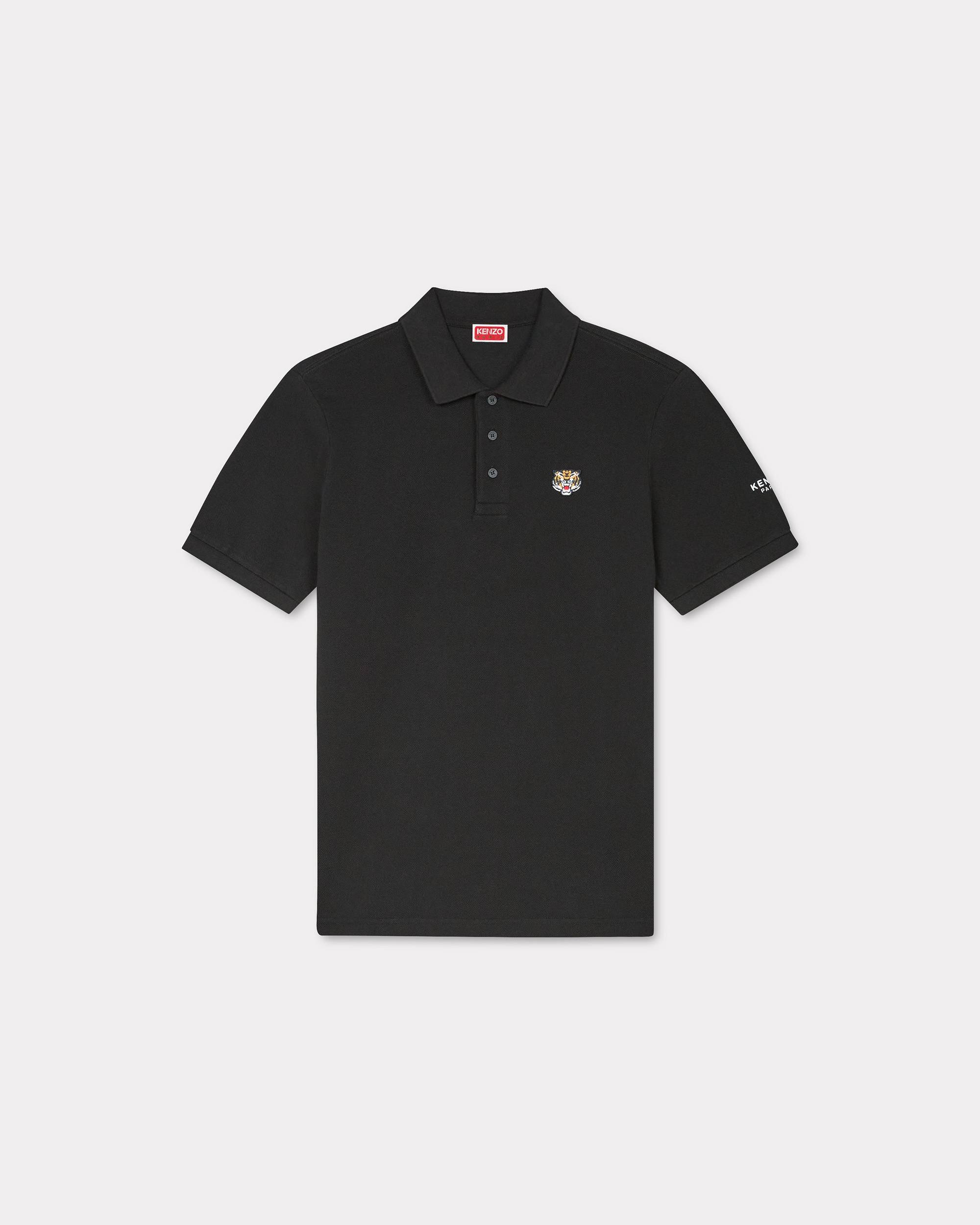 'KENZO Lucky Tiger' embroidered polo in organic cotton - 1