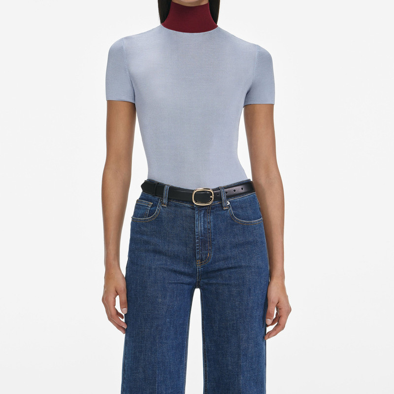 Blue Flared Jeans 4