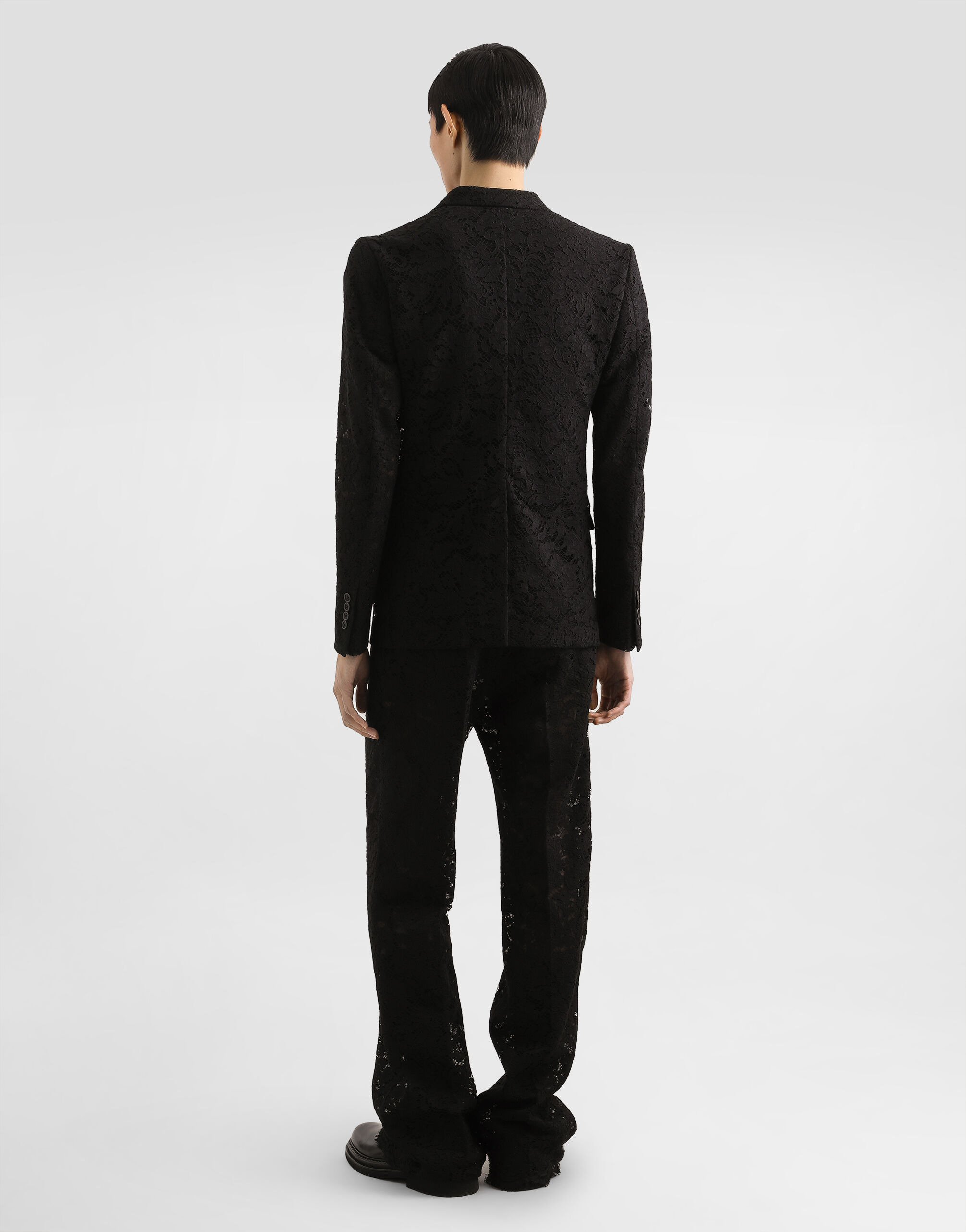 Cordonetto lace trousers - 5