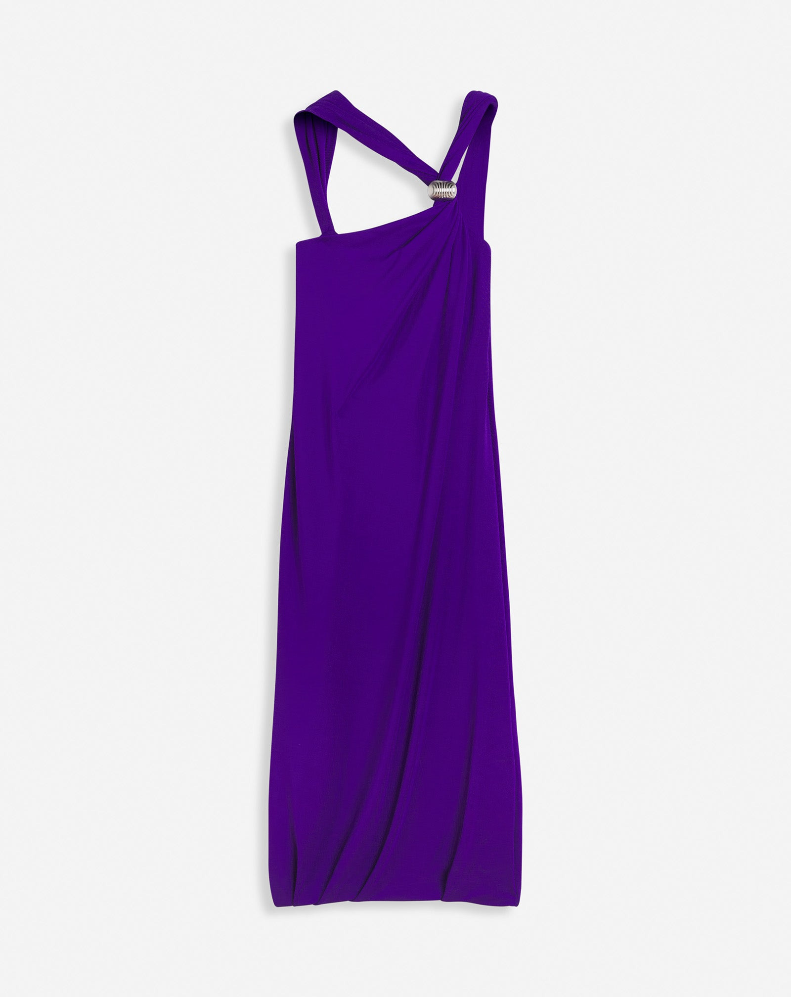 BRAIDED JERSEY DRESS - 1
