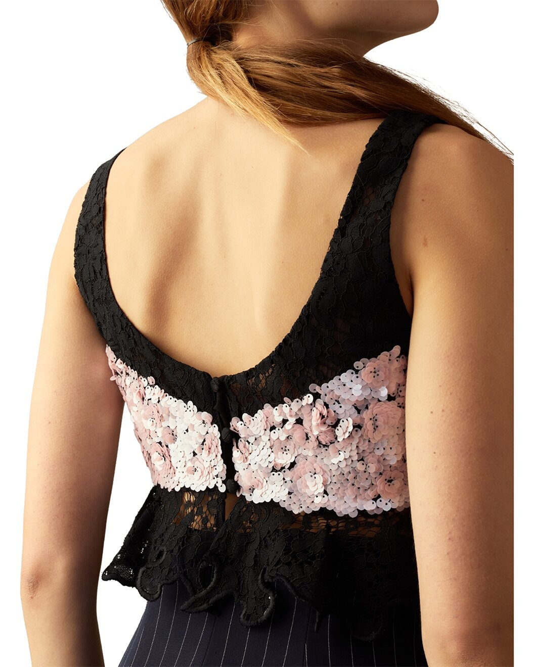 Cynthia Rowley The Cosmo Sequin Knit Top - 2