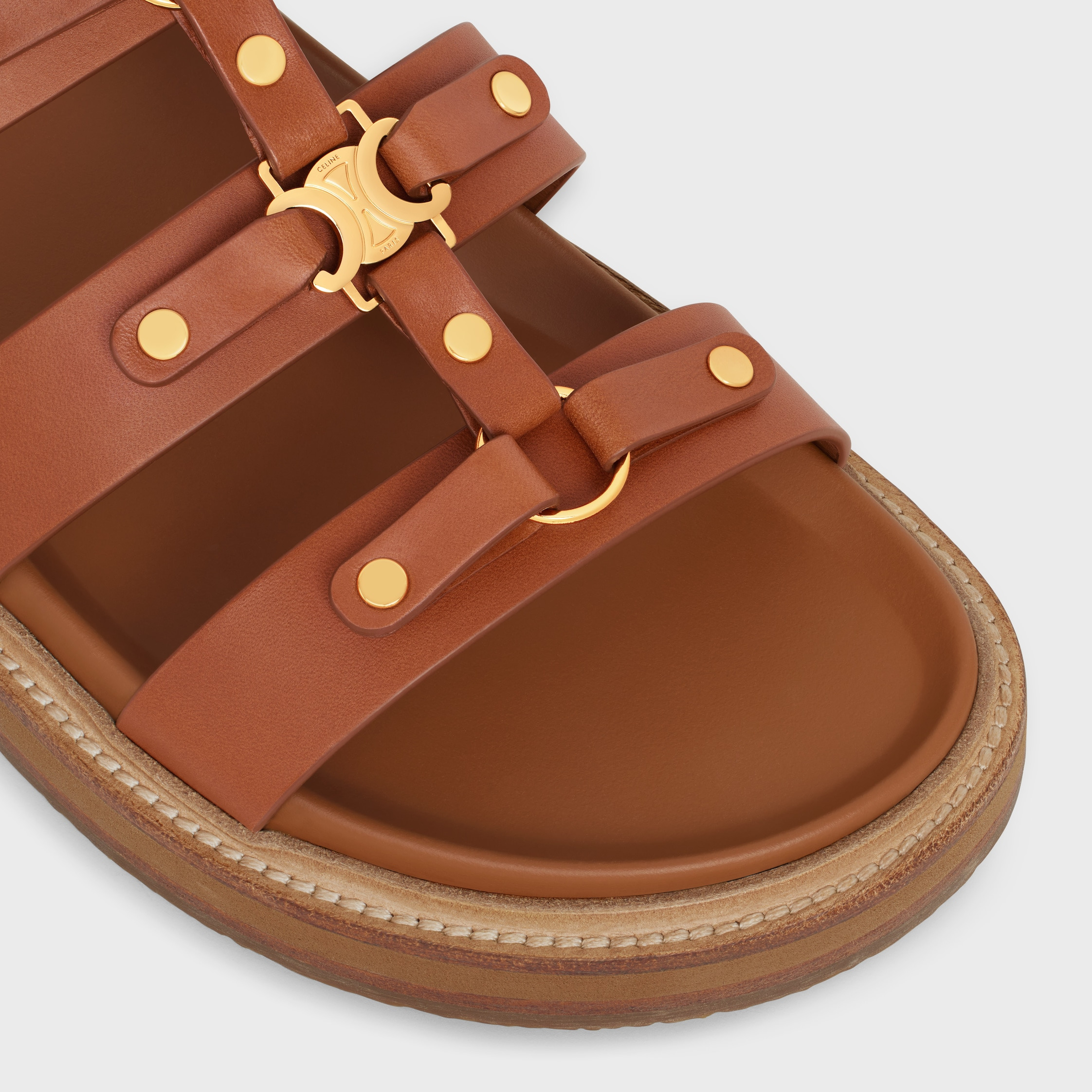 CELINE TIPPI SLIDE in CALFSKIN - 5