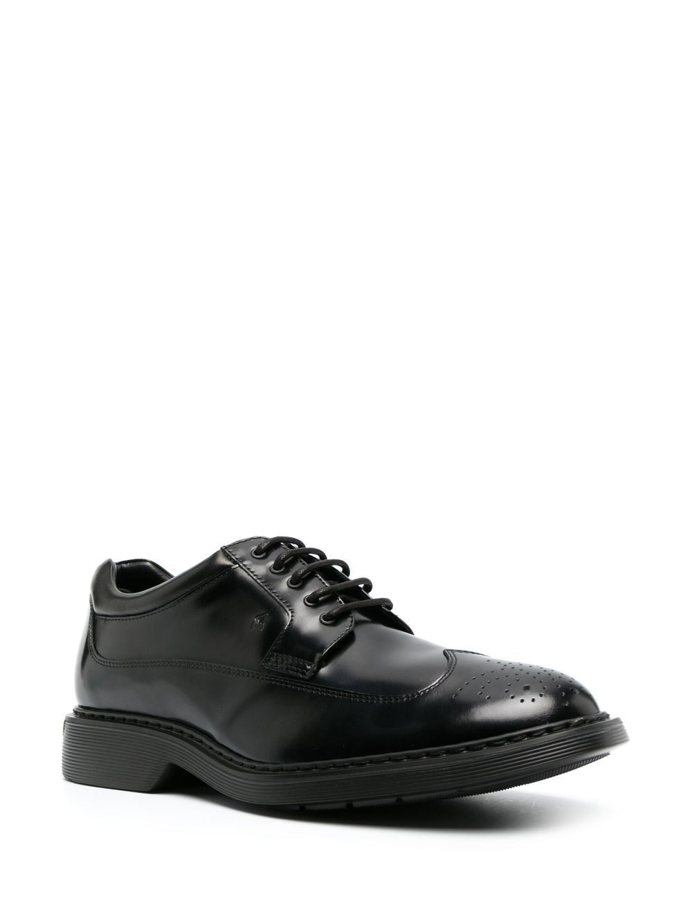 leather lace-up Oxford shoes - 2