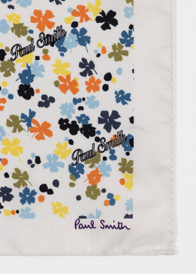 Paul Smith Ditsy Floral Silk Pocket Square outlook