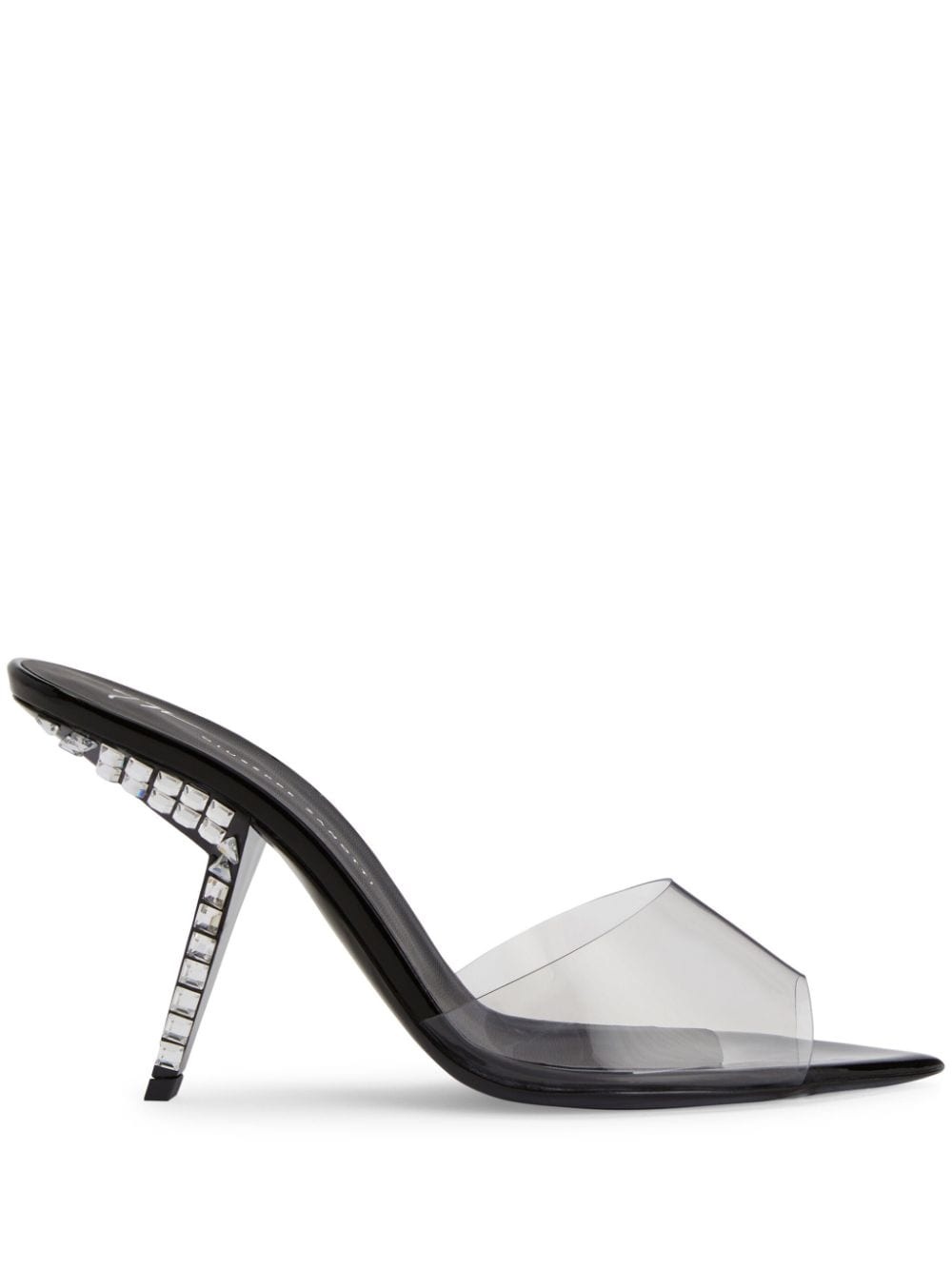 Mystero 90mm transparent mules - 1