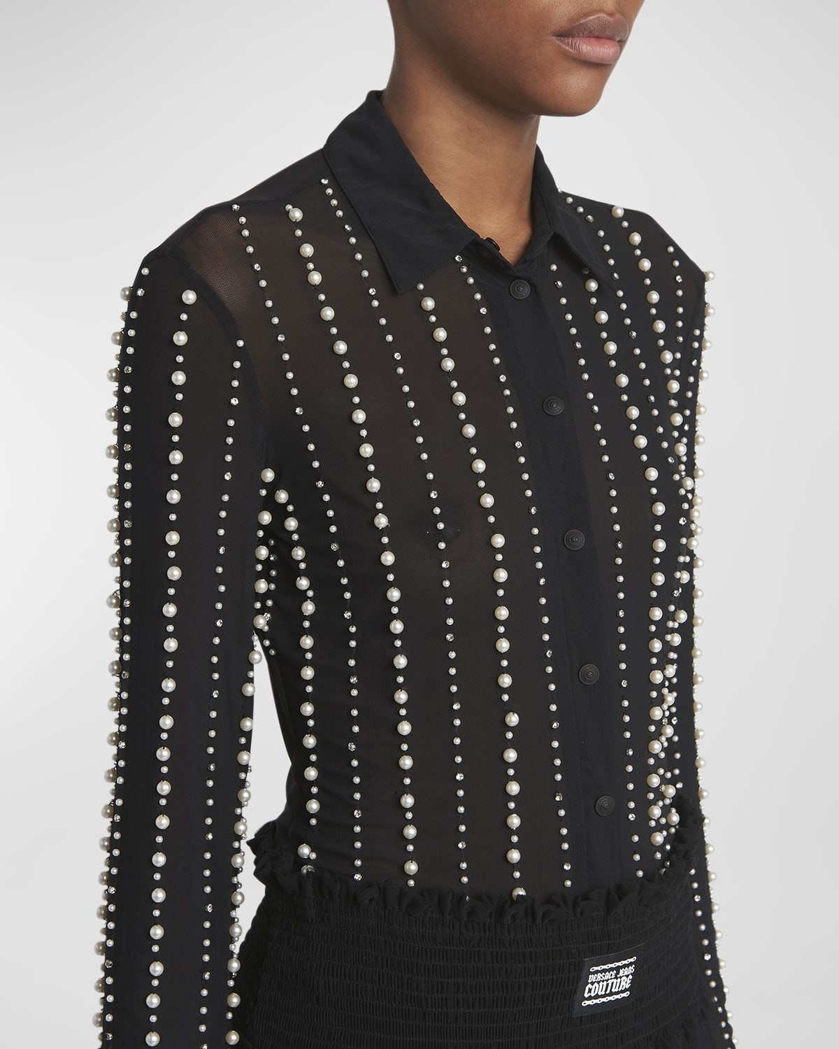 Embellished Long-Sleeve Shirt - 5