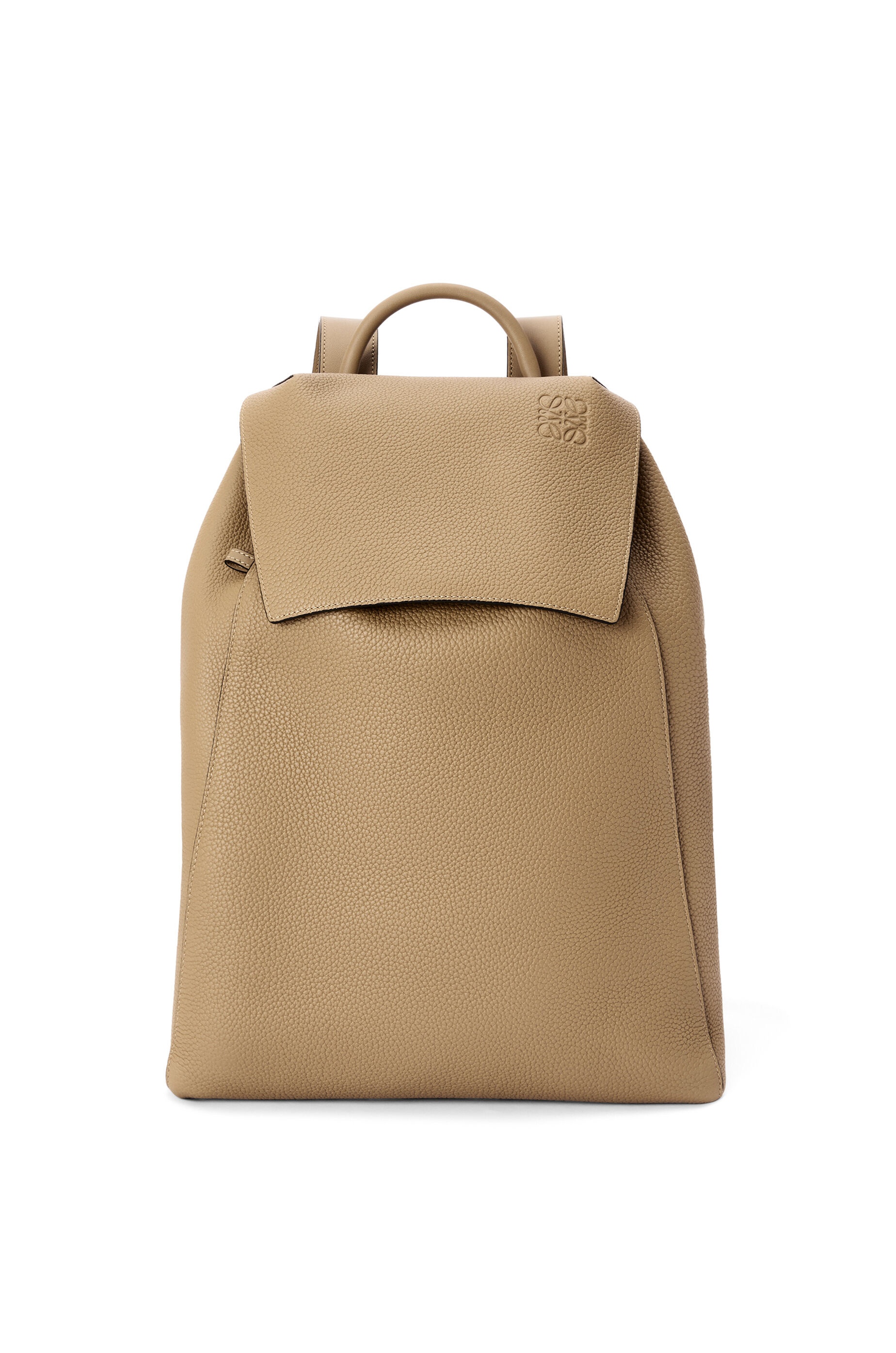 Drawstring Backpack in grained calfskin - 1