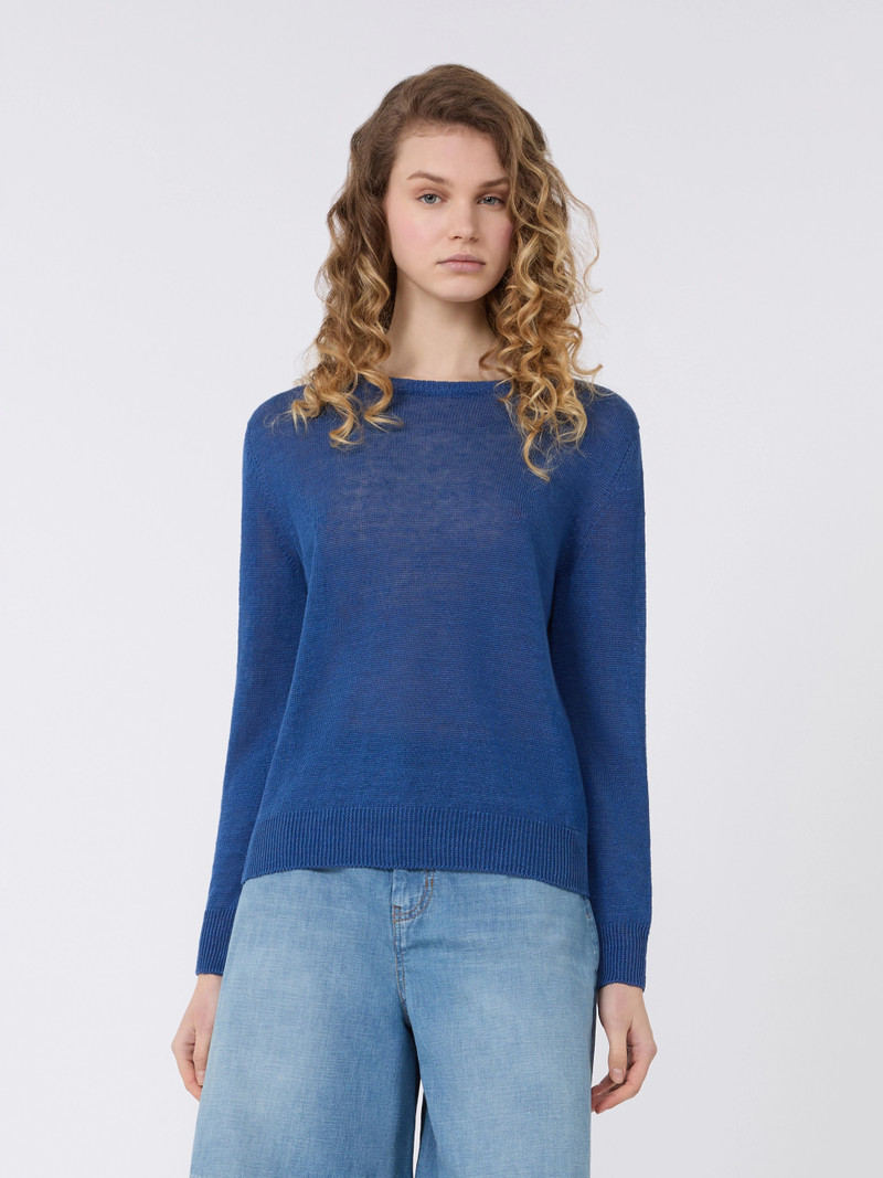 ATZECO Linen yarn jumper - OCEAN 3