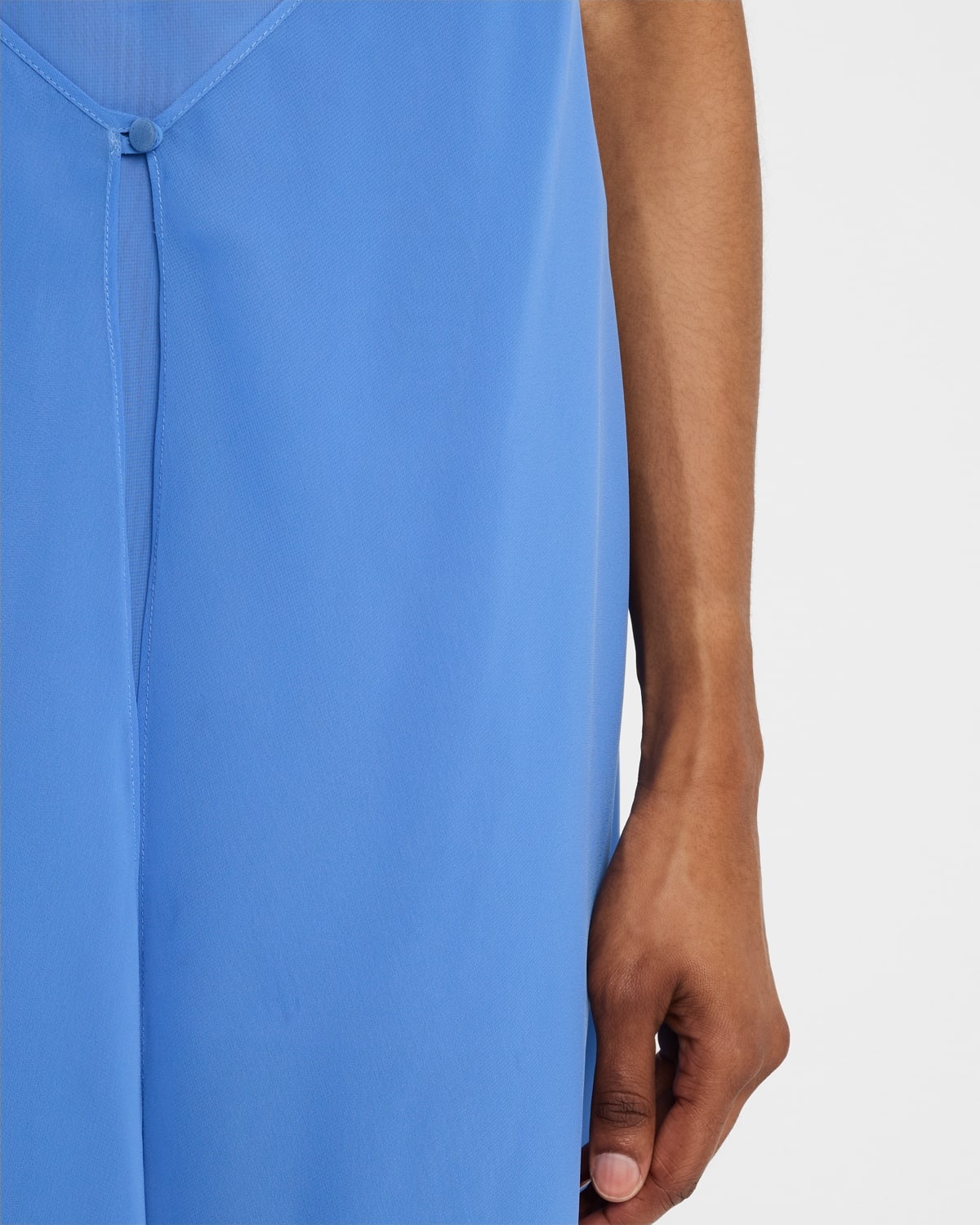 Sleeveless Techno Georgette Maxi Dress - 6
