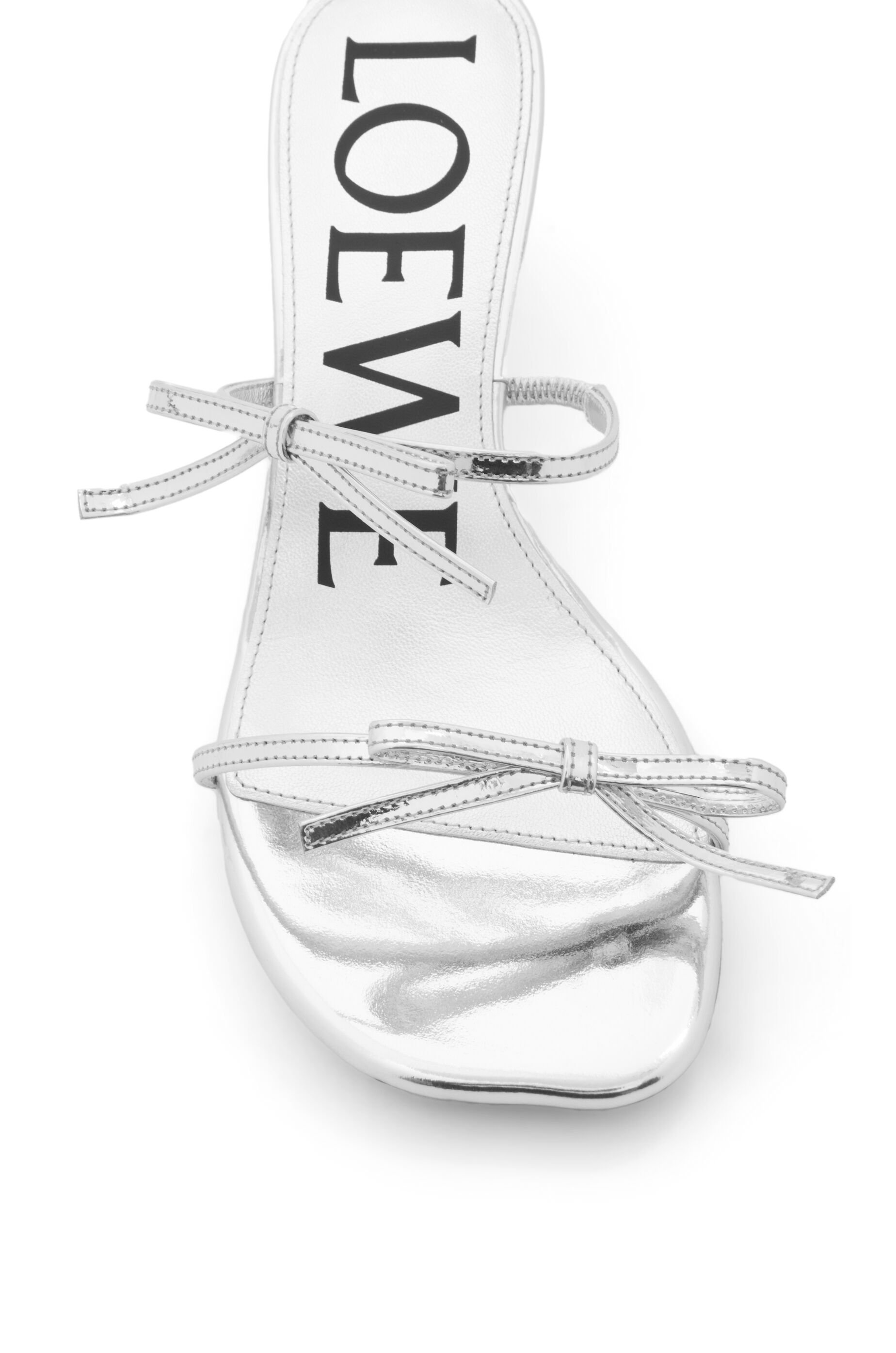 Petal sandal in metallic calfskin - 5