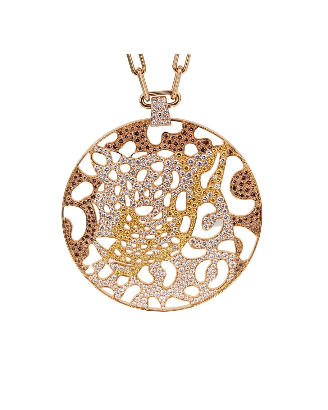 Cartier 18K 16.00 ct. tw. Diamond Panthere Openwork Limited Edition Necklace (Authentic Pre-Owned) - 2