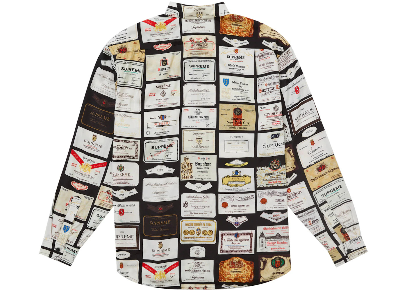 Supreme Label Shirt Black - 2