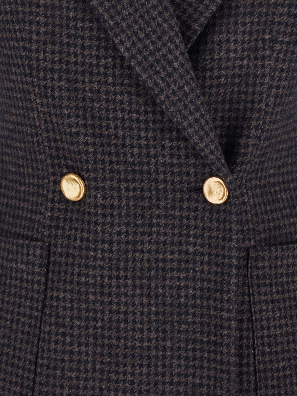 houndstooth double-breasted blazer - 3