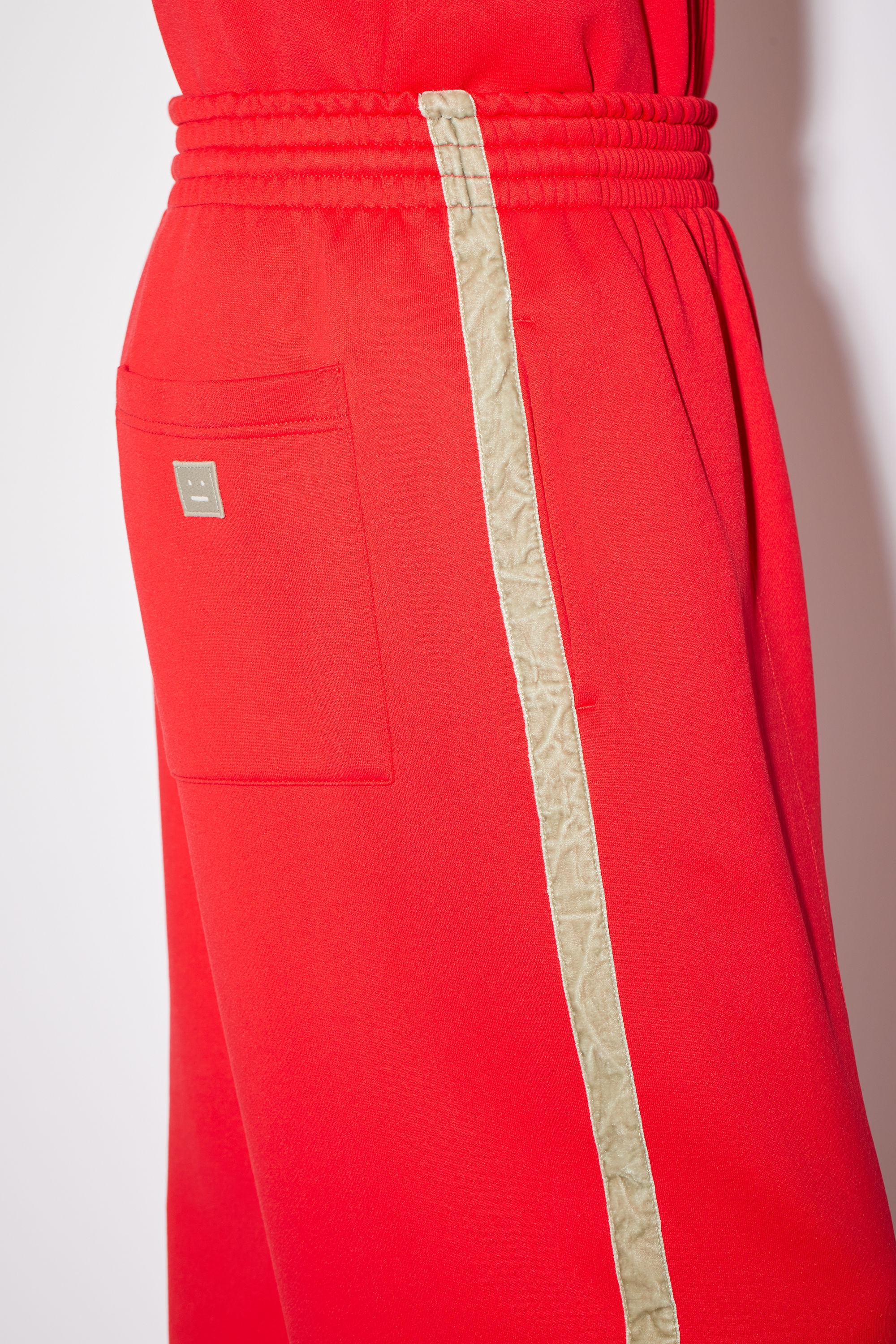 Fleece sweatpants - Sharp red - 5
