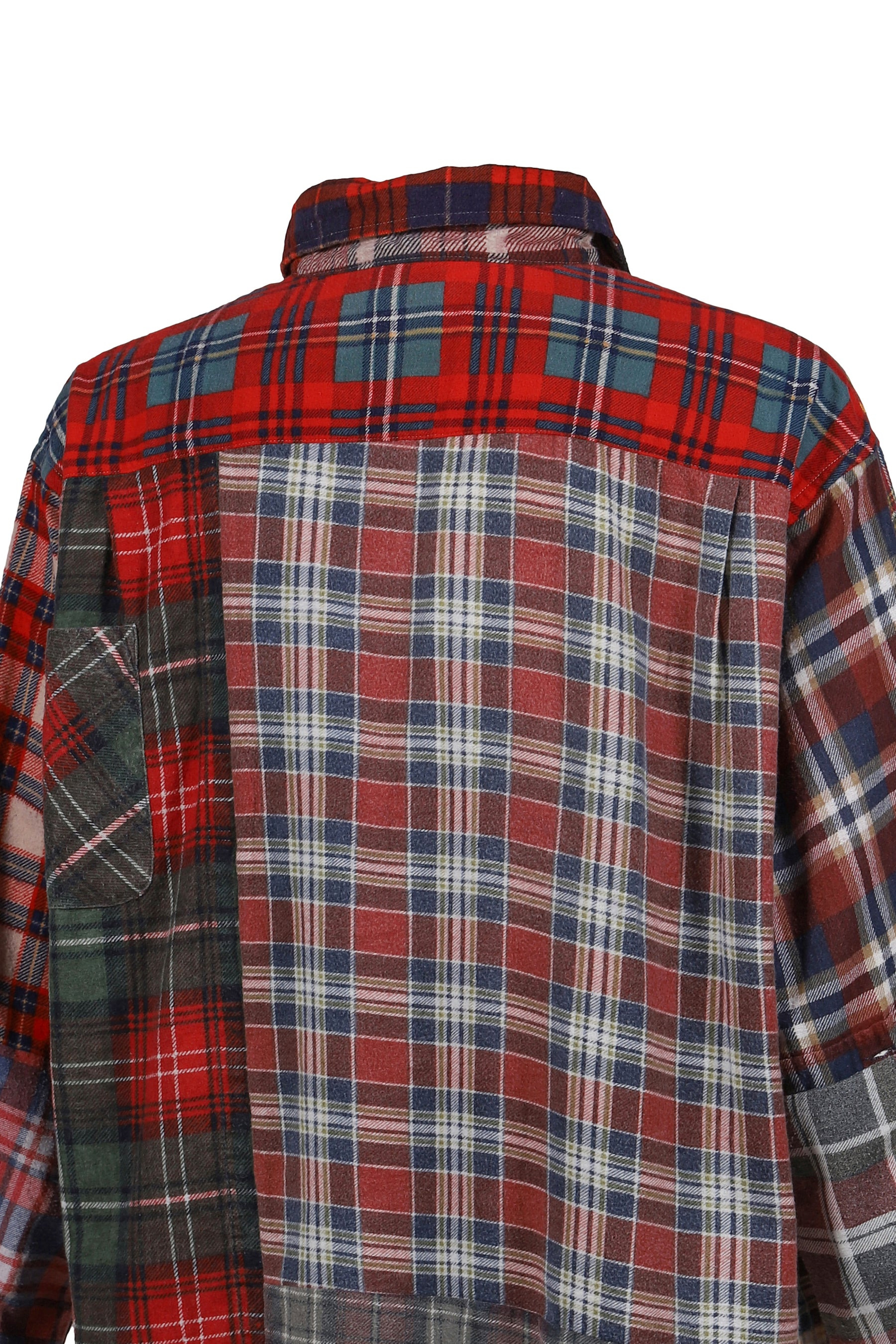 FLANNEL SHIRT -&gt; STRAIGHT HEM SHIRT / ASSORT - 5