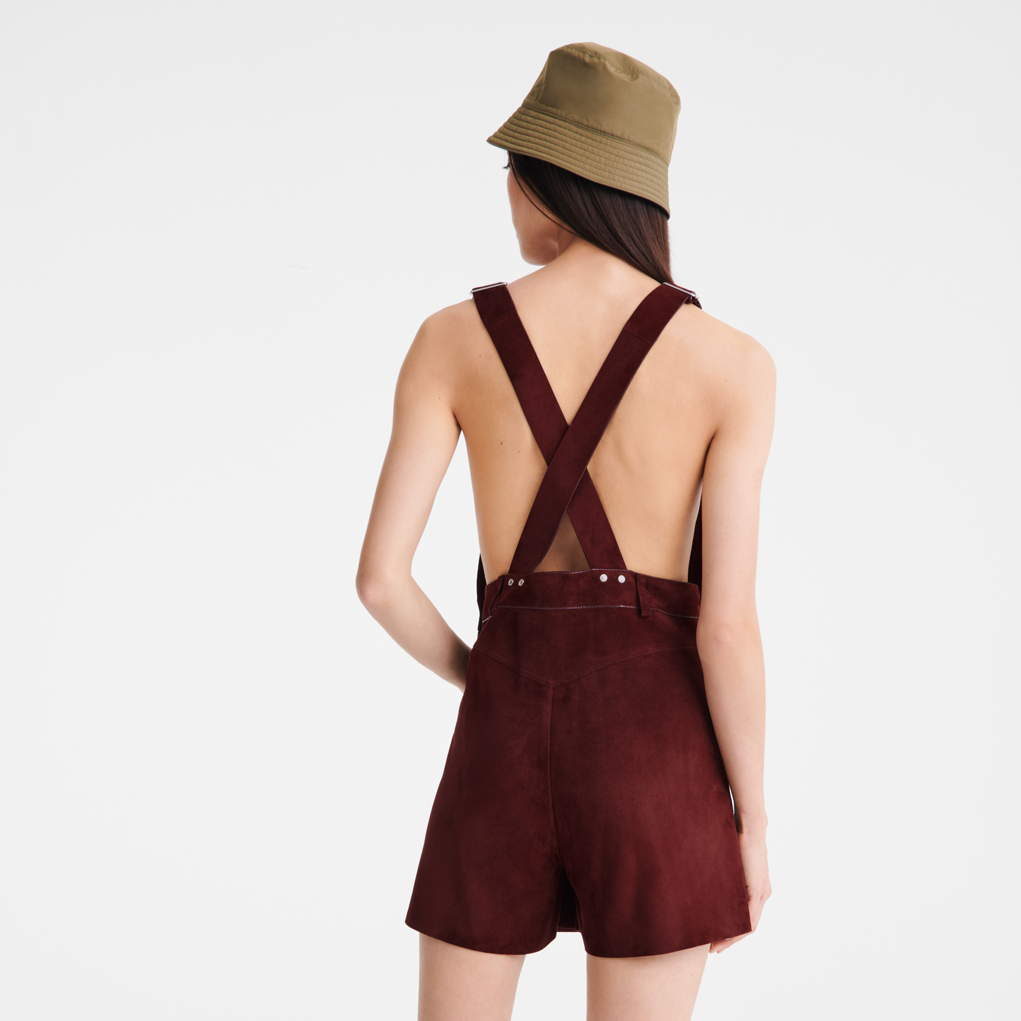 Jumpsuit Eggplant - Leather - 3