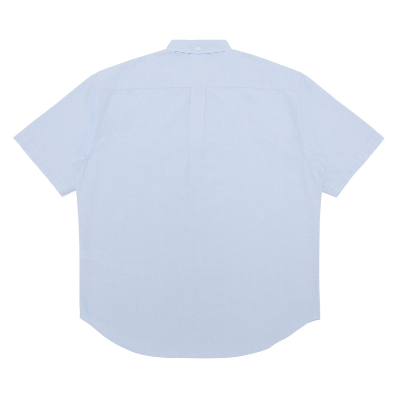 Supreme Supreme Loose Fit Short-Sleeve Oxford Shirt 'Light Blue' outlook