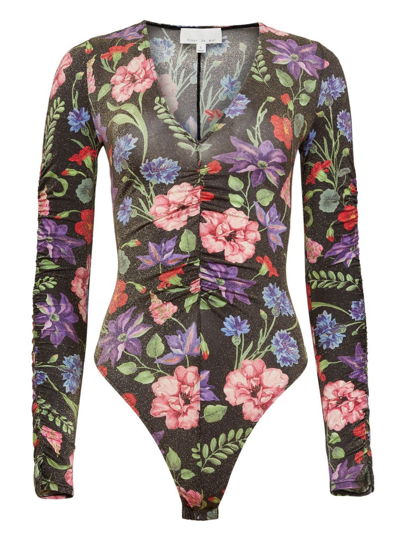 Wildfleur Plunge bodysuit 1