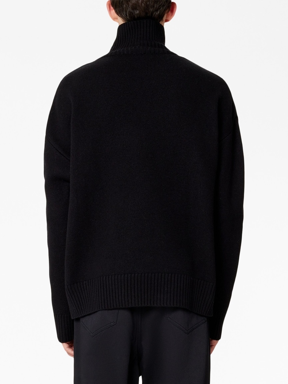 Ami De Coeur roll-neck wool jumper - 5